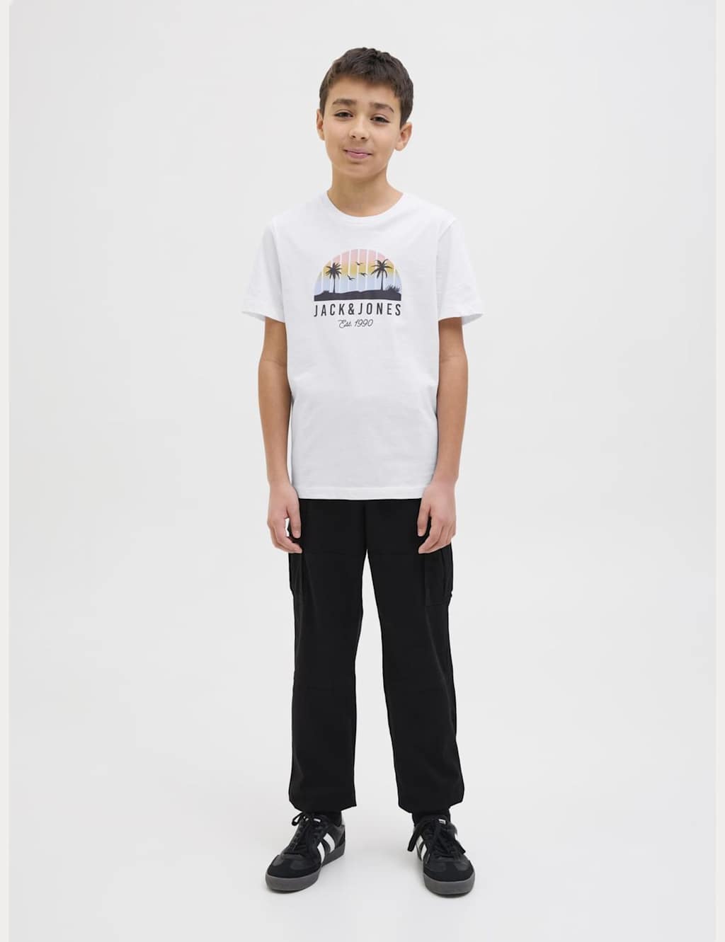 Pure Cotton Palm Graphic T-Shirt (8-16 Yrs)