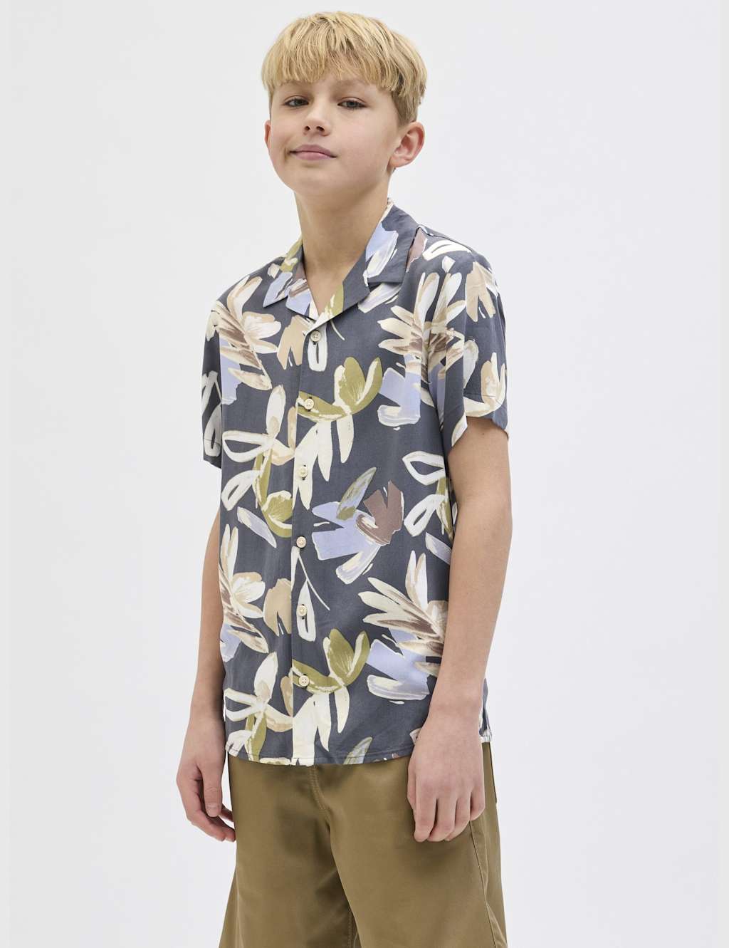 Twill Patterned Shirt (8-16 Yrs)