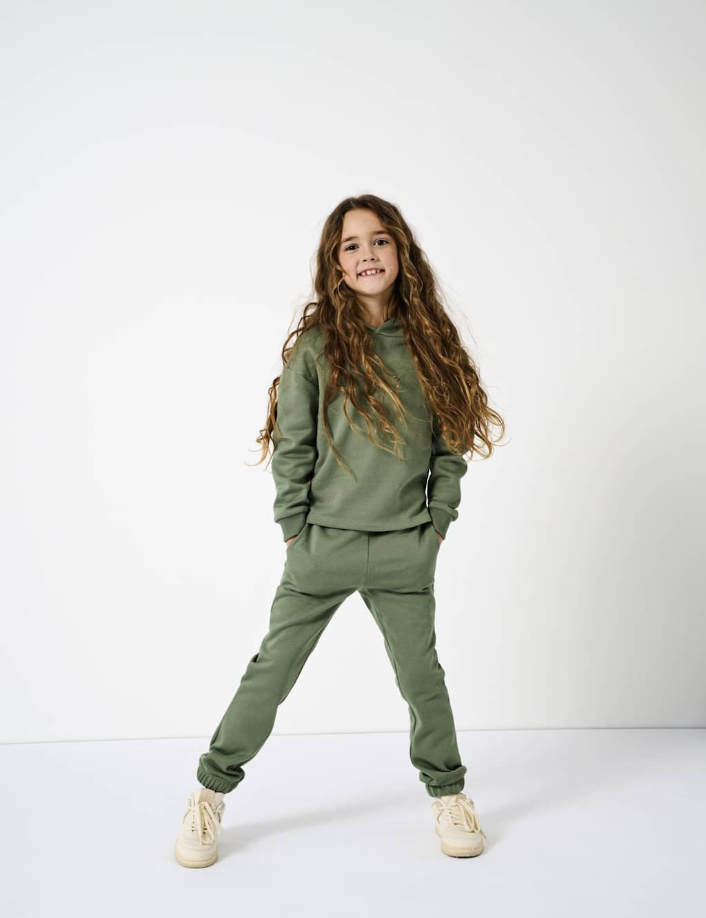 Cotton Rich Plain Joggers (8-14 Yrs)