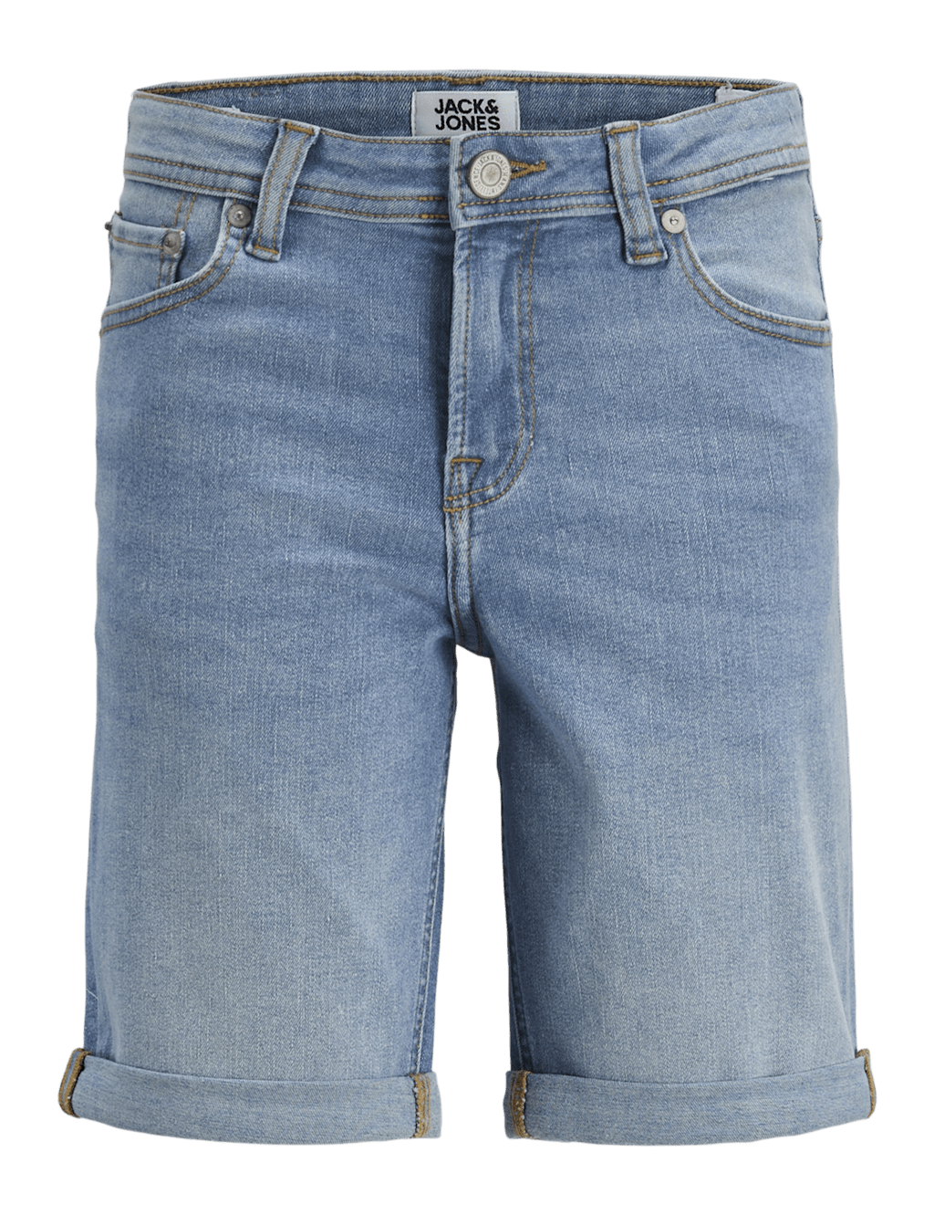 Jack & Jones Junior Boys Cotton Rich Shorts (8-16 Yrs) - 16y - Blue Denim, Blue Denim