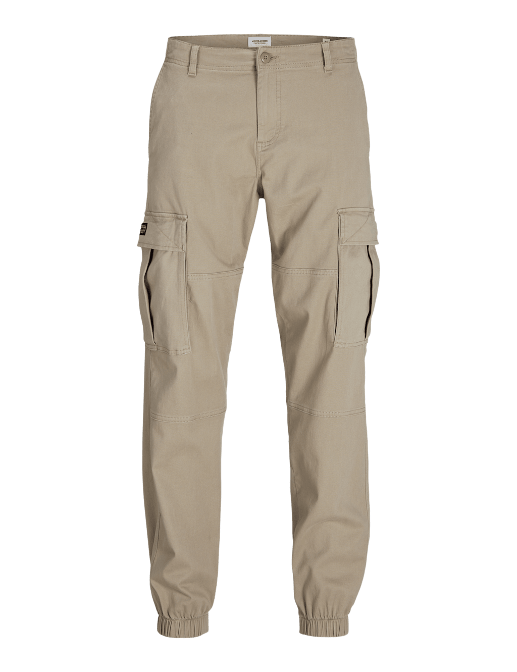 Jack & Jones Junior Boys Pure Cotton Cargo Trousers (8-16 Yrs) - 16y - Beige, Beige