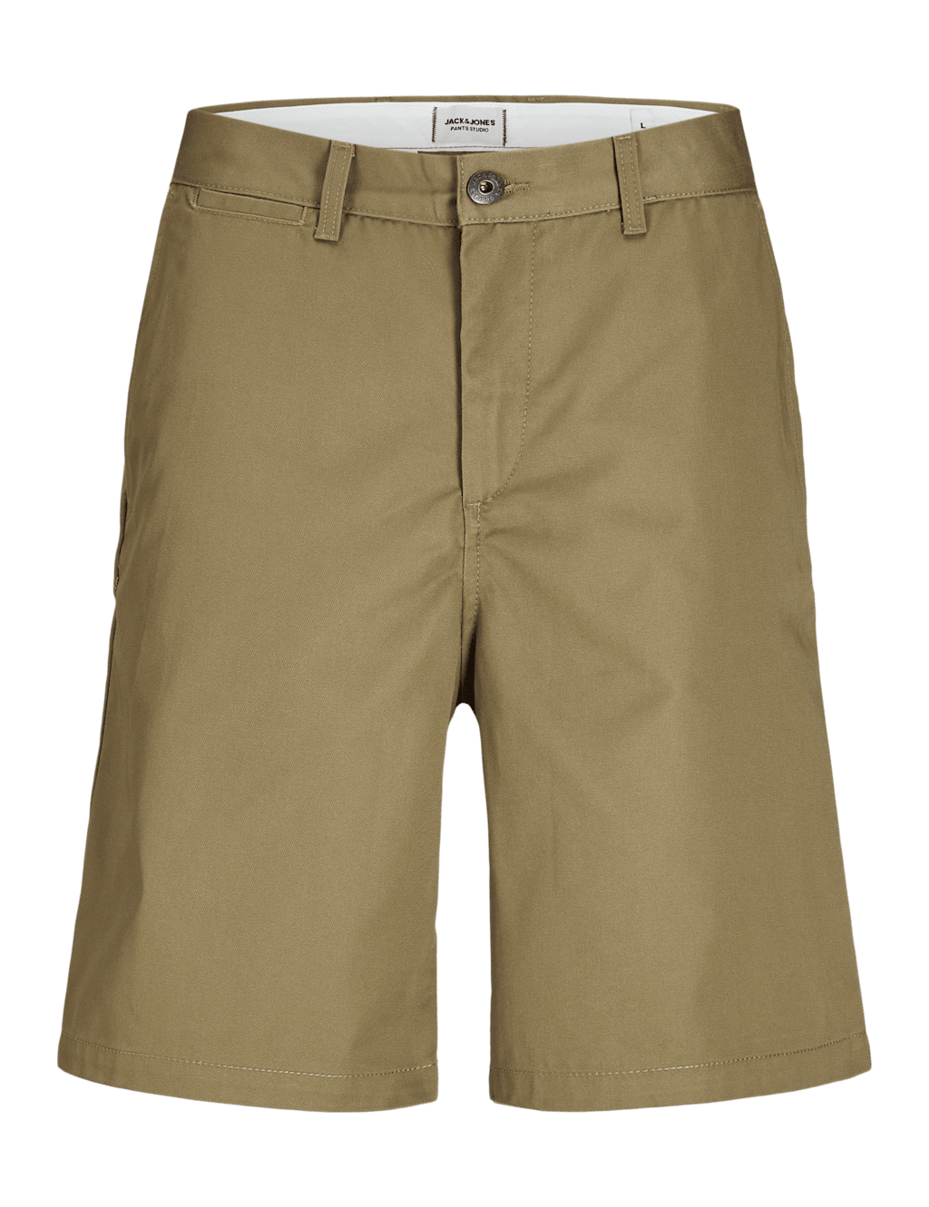 Jack & Jones Junior Boys Cotton Blend Chino Shorts (8-16 Yrs) - 16y - Beige, Beige