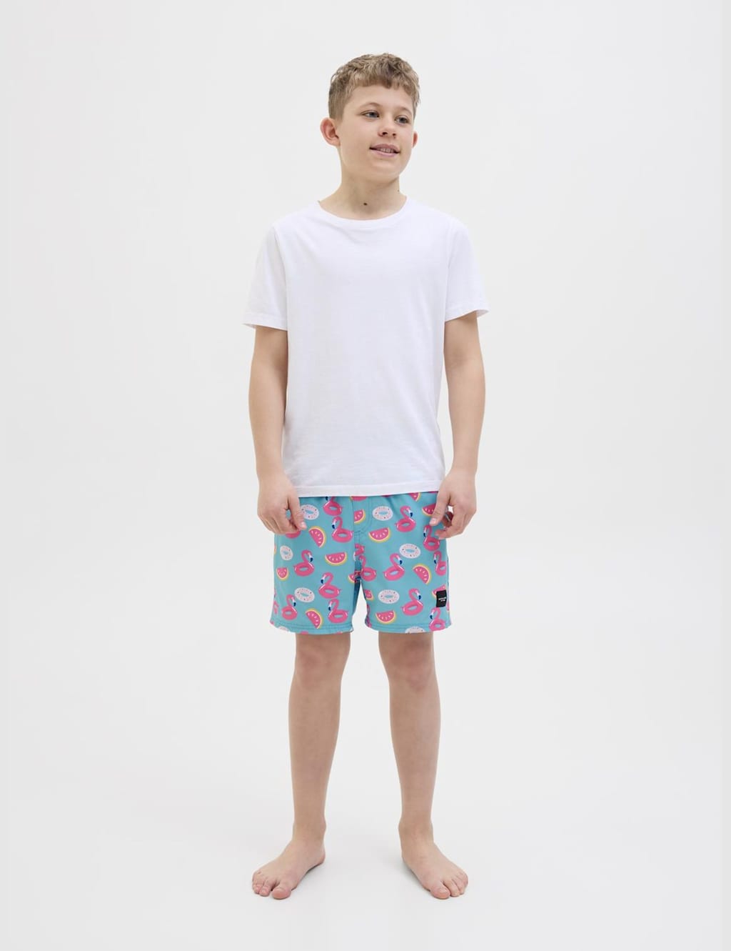 Printed Swim Shorts (8-16 Yrs)