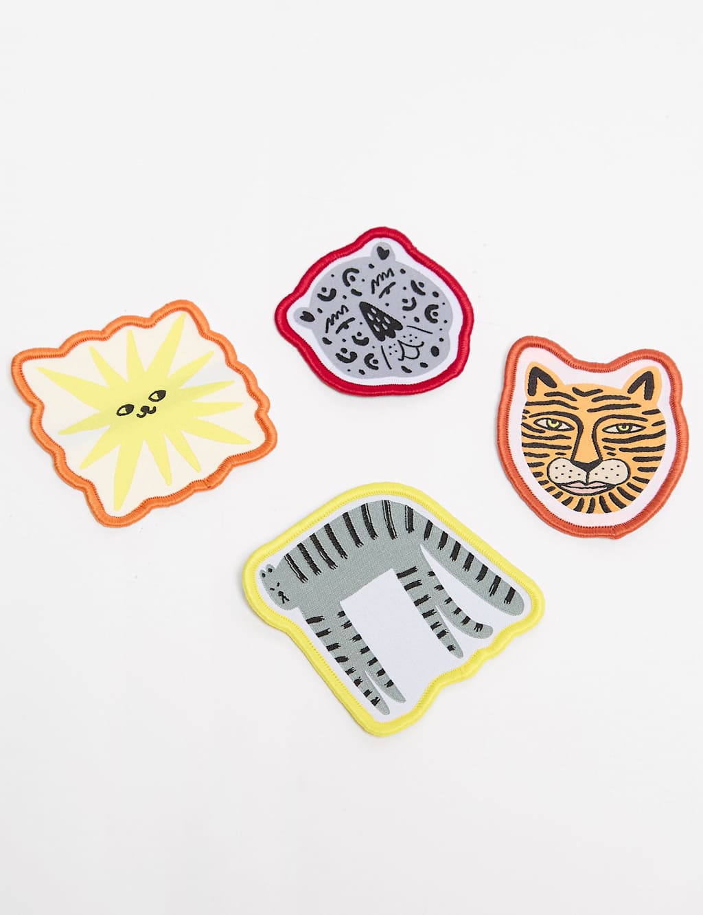 4pk Iron On Character Patches