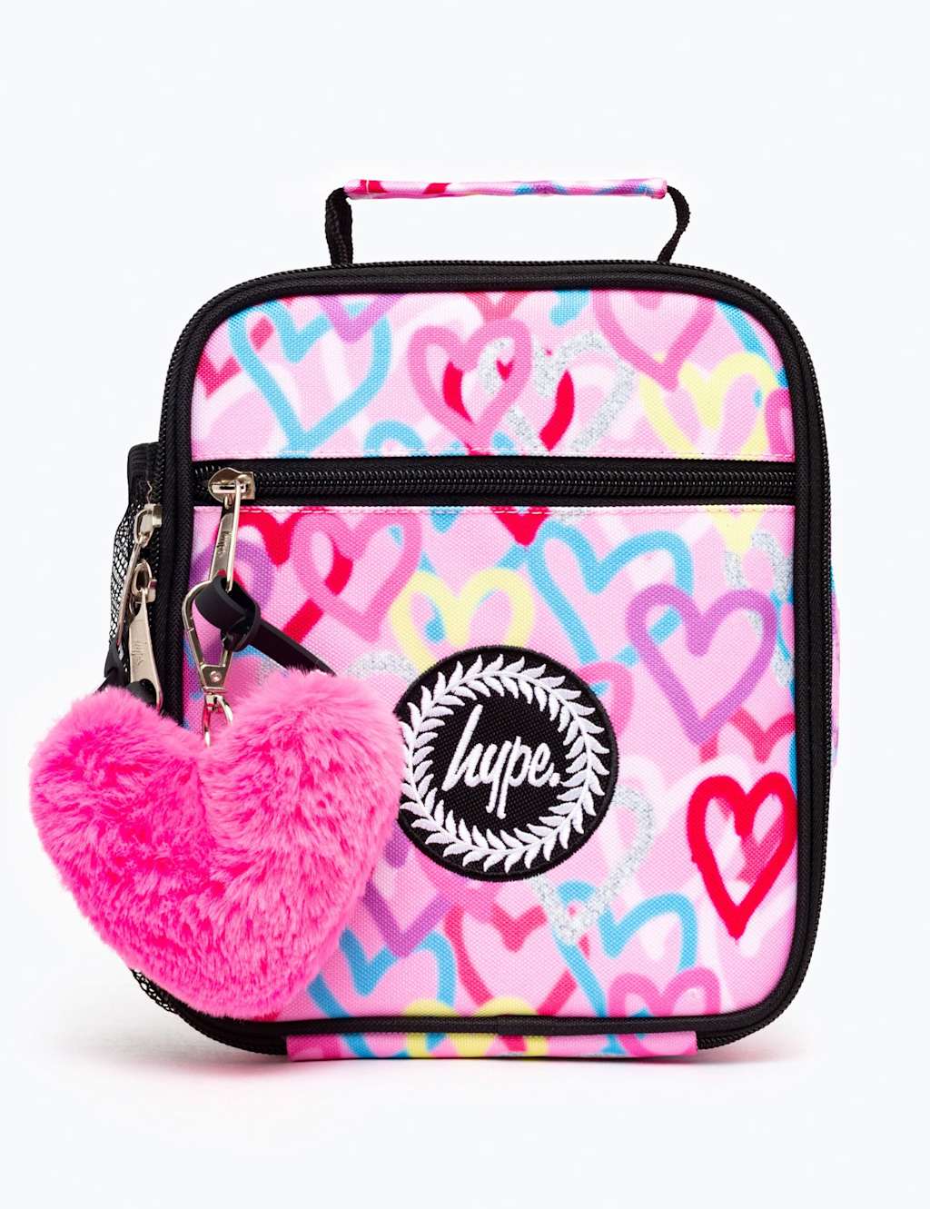 Hype Kids' Graffiti Heart Print Lunch Box Multi