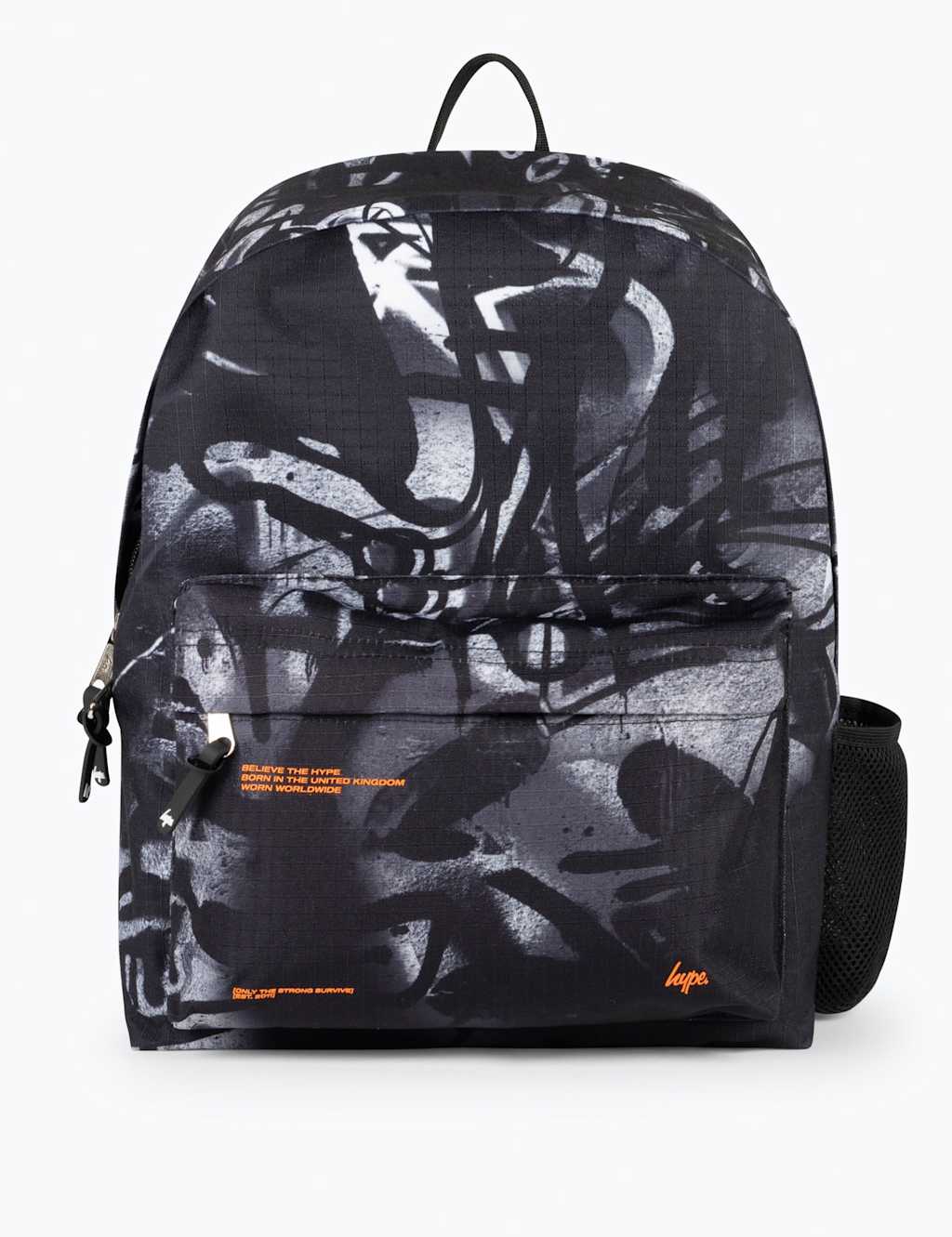 Hype Kids' Graffiti Backpack Black Mix