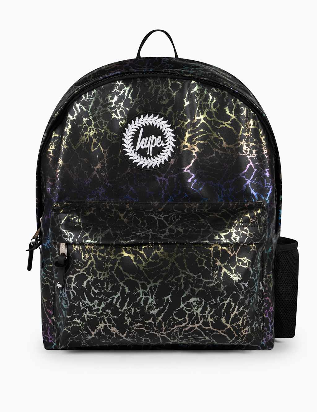 Hype Kids' Glitter Lightning Backpack Black Mix