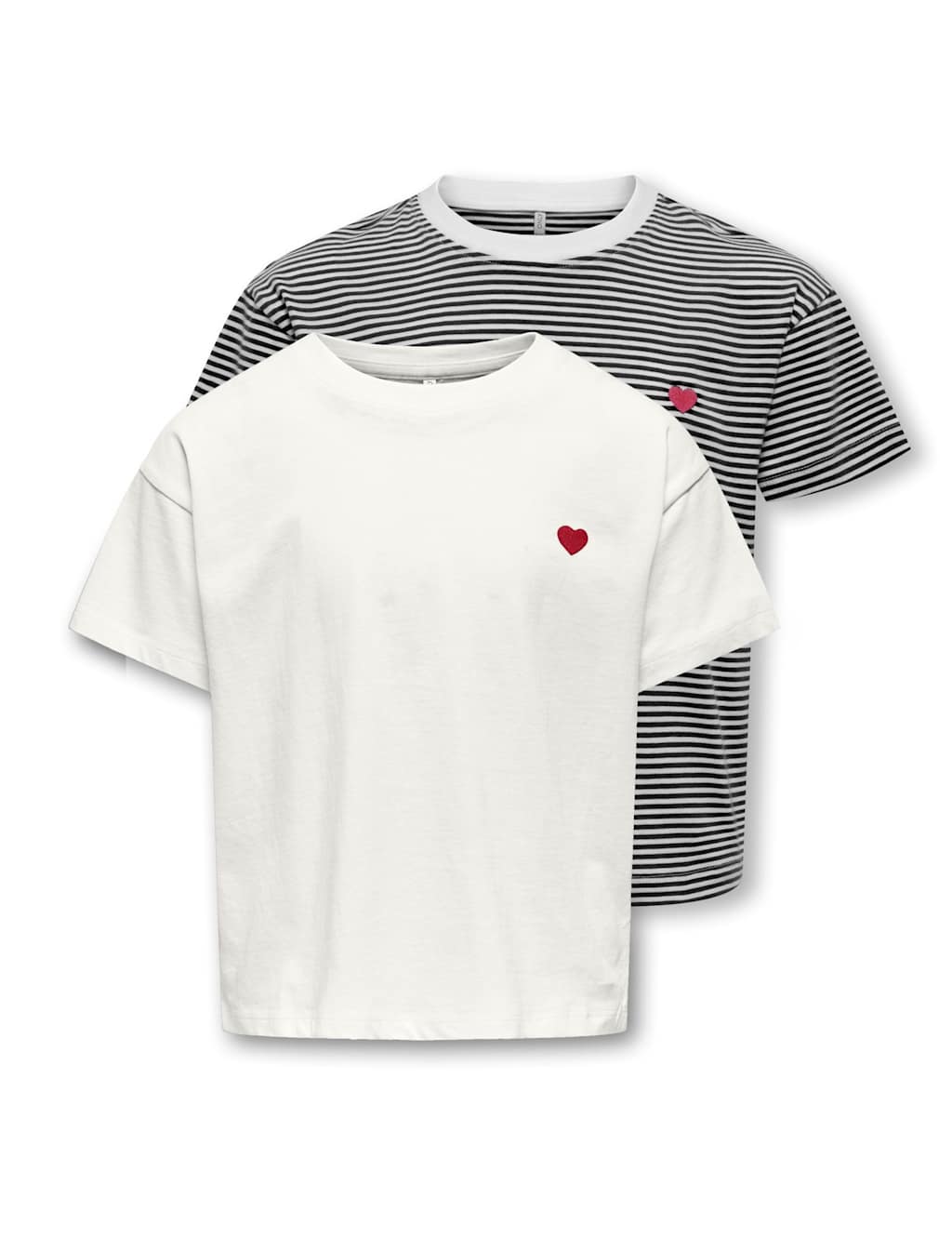 Kids Only Girls 2 Pack Pure Cotton T-Shirt (7 - 14 Yrs) - 13-14 - Multi, Multi