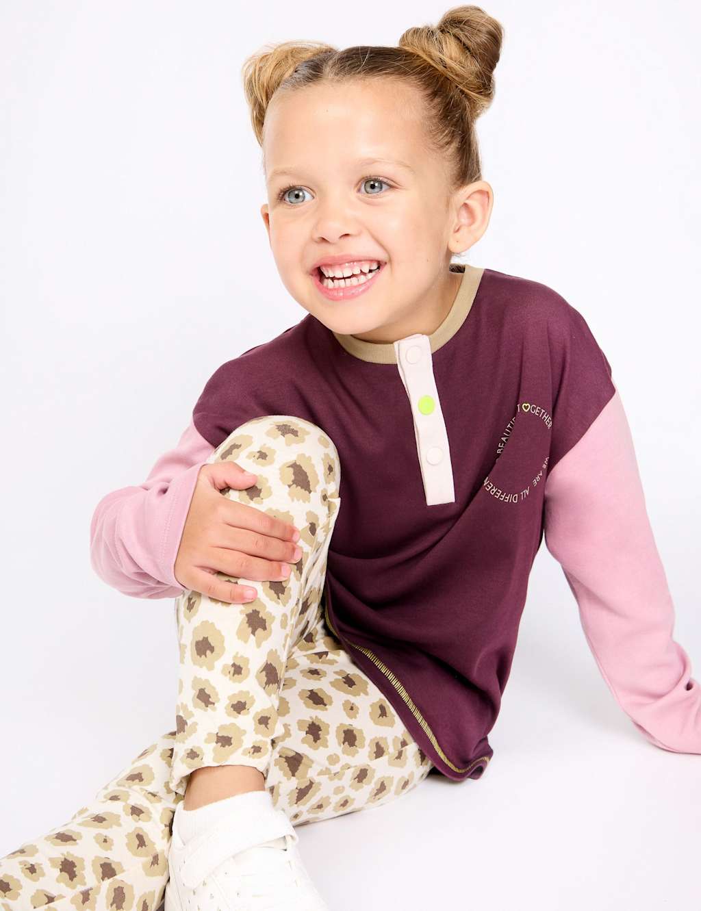 GEN 2 Pack Pure Cotton Striped Leggings (2-8 Yrs) Brown Mix