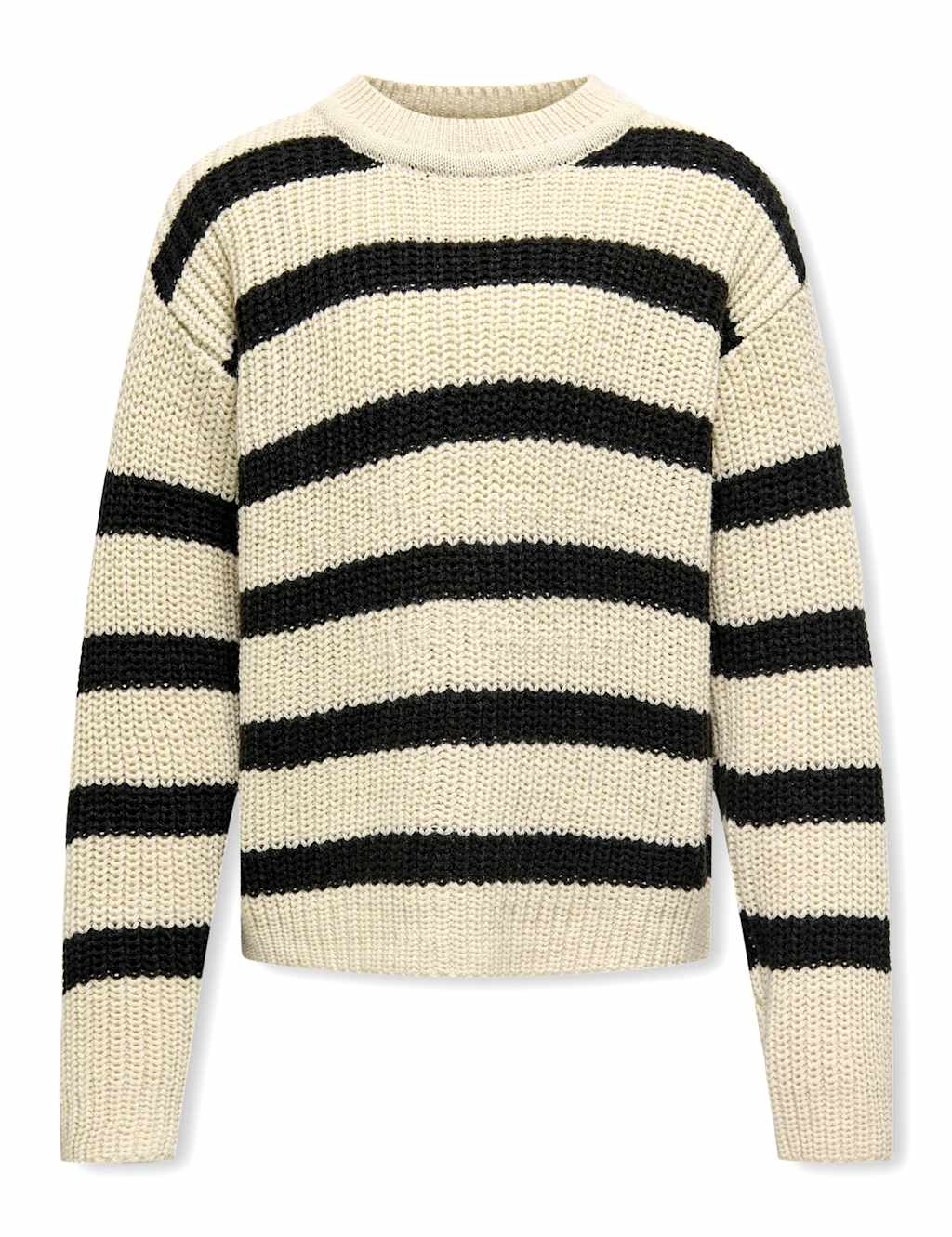 Kids Only Striped Jumper (7-14 Yrs) Black Mix