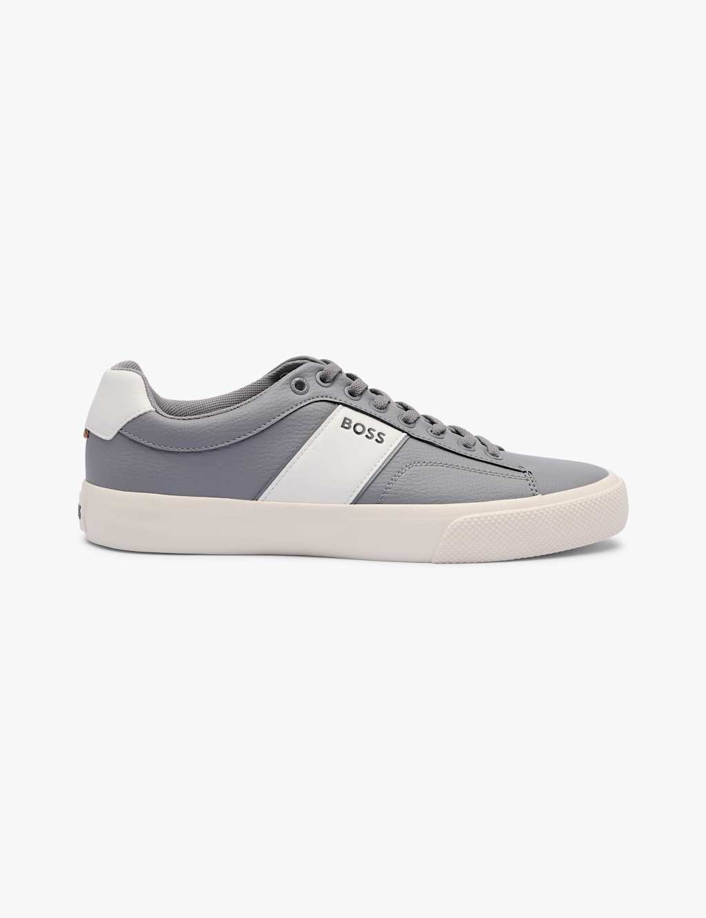 Boss Men's Aiden Tenn trainers - 8 - Medium Grey Mix - Available at M&S