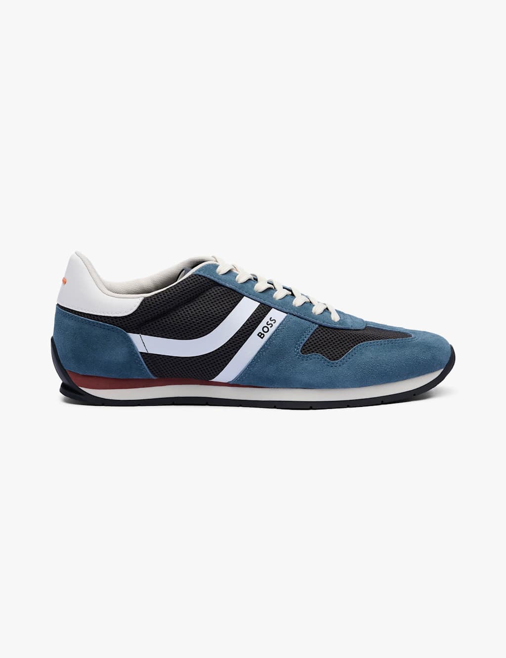 Boss Men's Trainers runner trainers - 9 - Navy Mix - Available at M&S