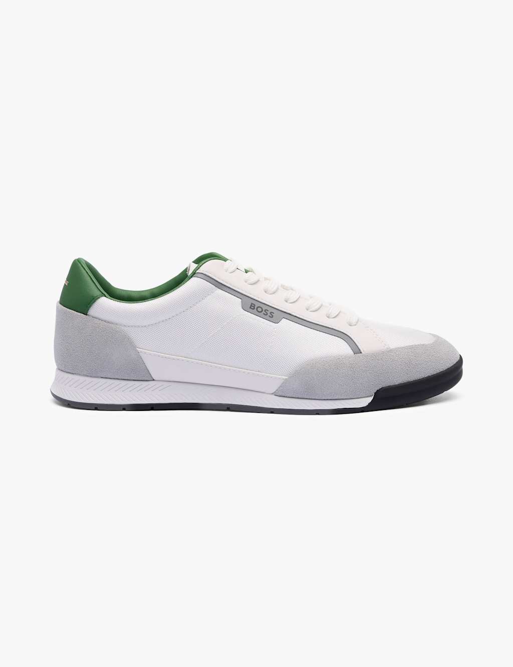 Boss Men's Leather Trainers - 11 - White Mix - Available at M&S