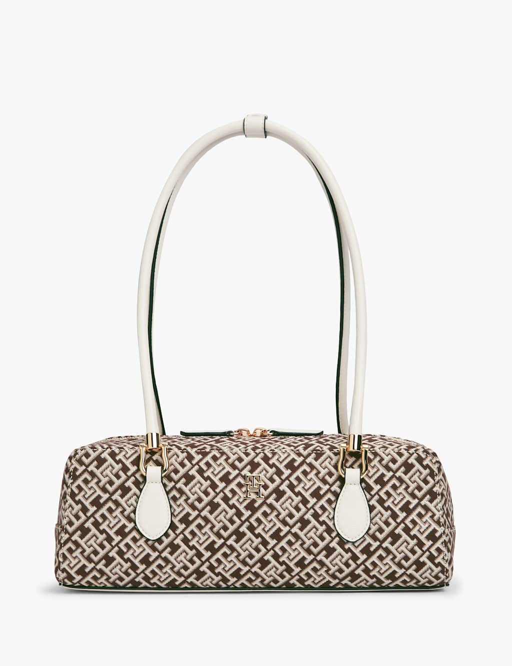 Tommy Hilfiger Women's Grace Jacquard Shoulder Bag - Brown Mix - Available at M&S