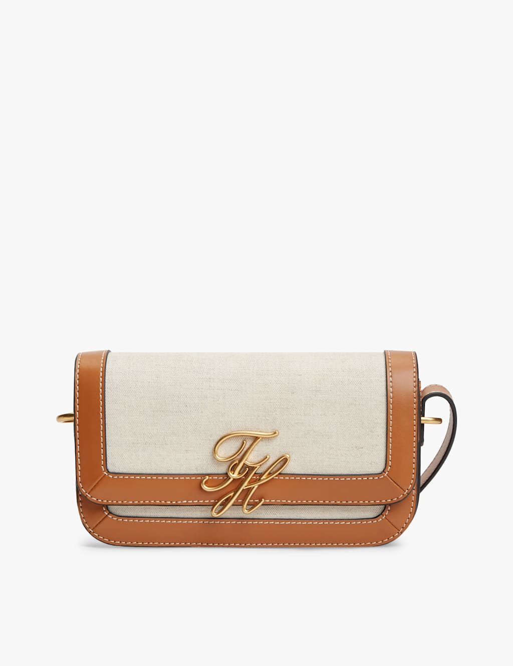 Tommy Hilfiger Women's Script Canvas Cross Body Bag - Brown Mix - Available at M&S