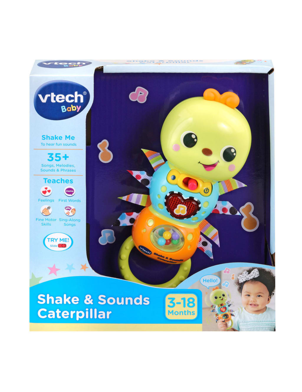 Shake & Sounds Caterpillar (0+ Yrs)