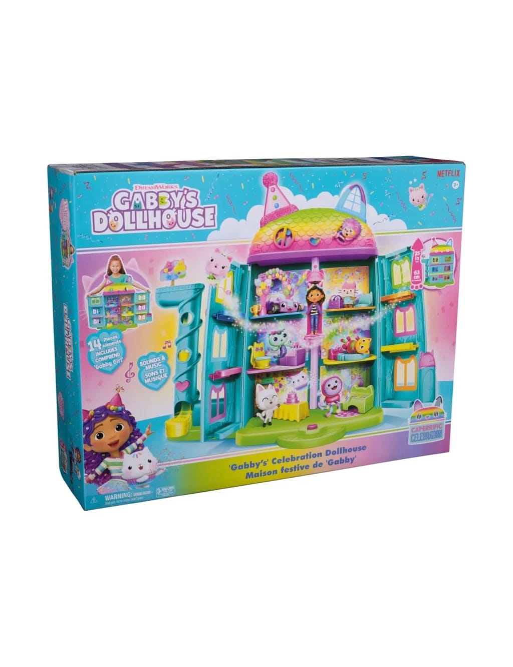 Rainbow Celebration Dollhouse (3+ Yrs)