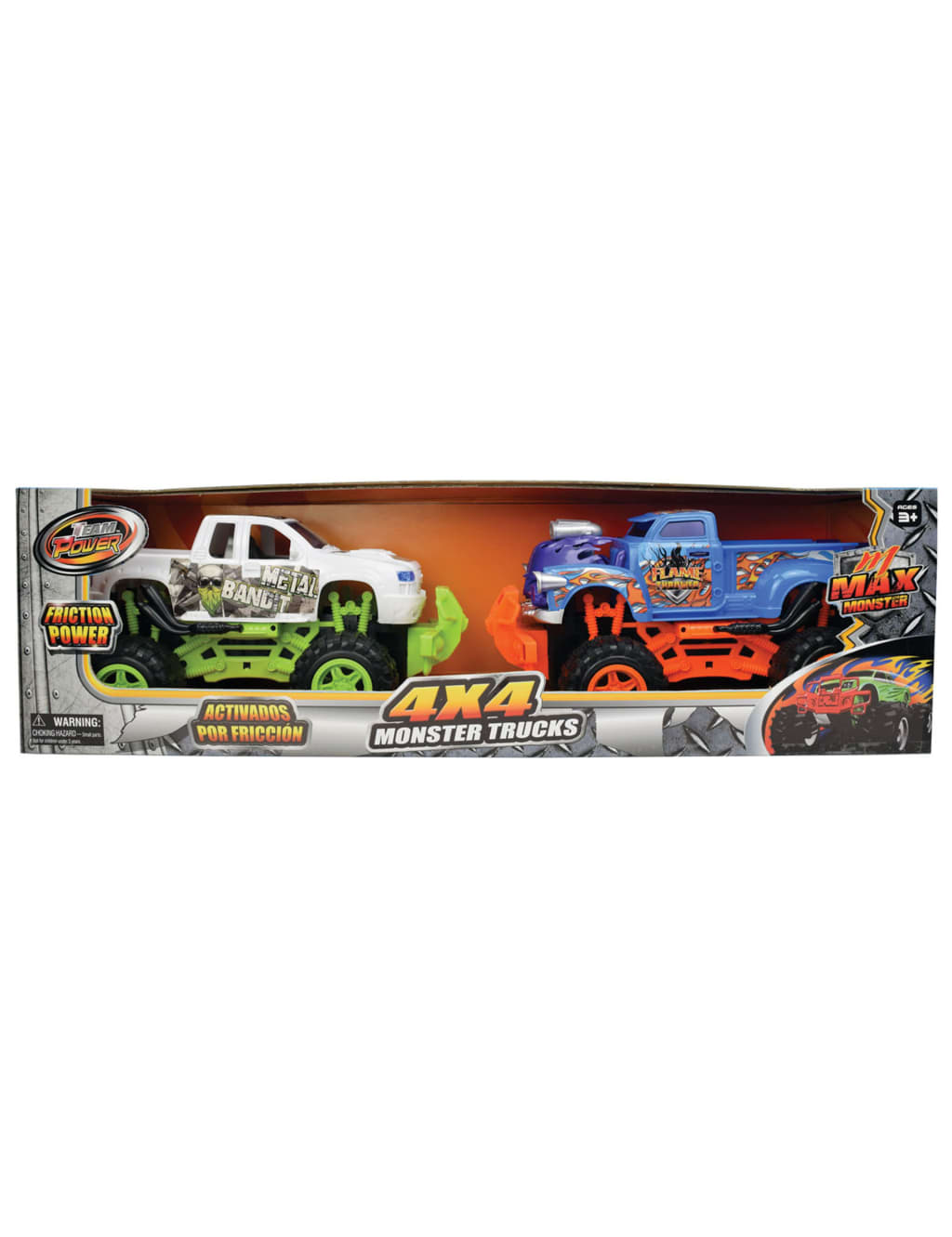 2pk Max Monster 4x4 Trucks (3+ Yrs)