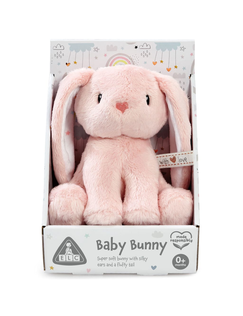 Super-Soft Baby Bunny In Pink