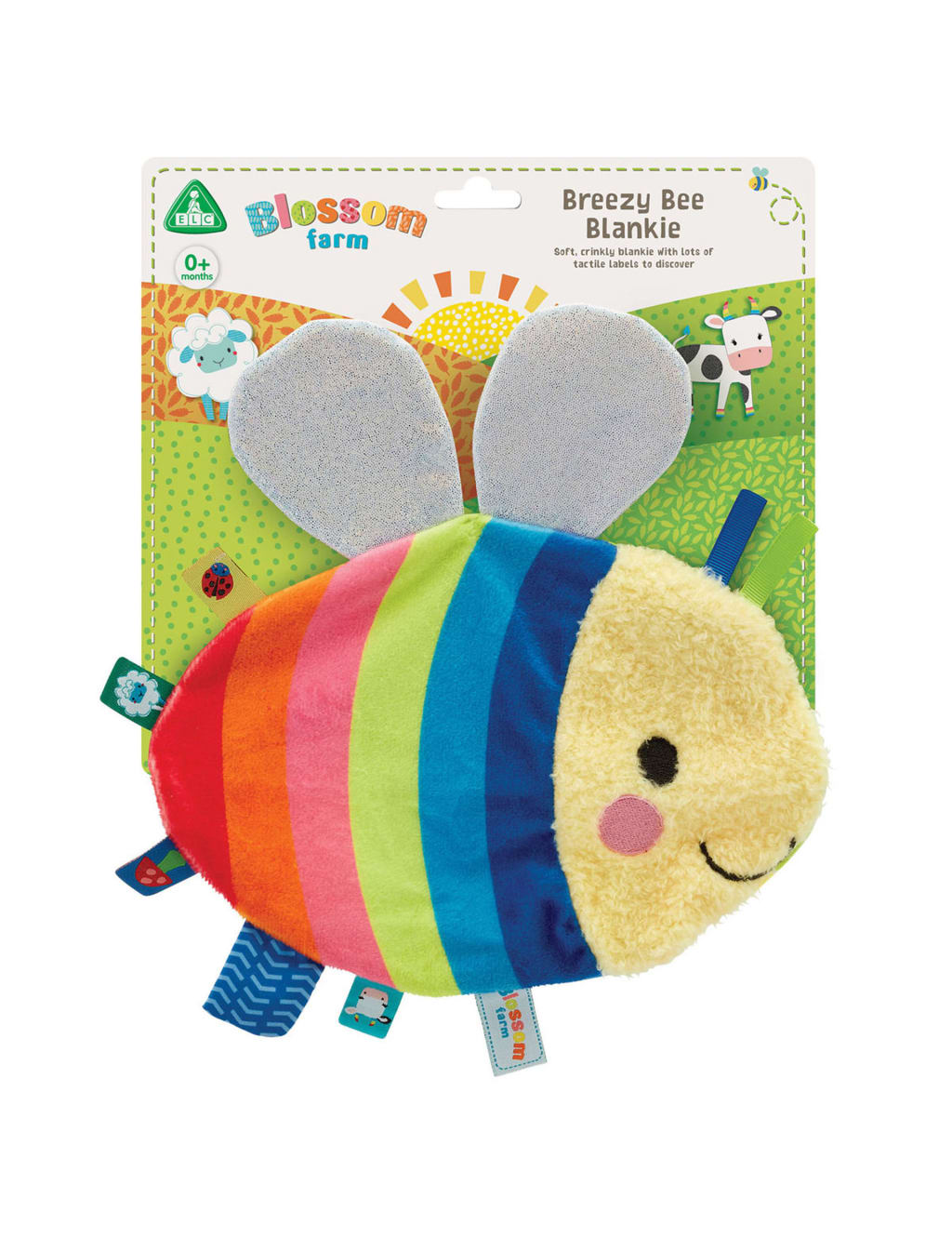 Blossom Farm Breezy Bee Blankie (0-3Yrs)