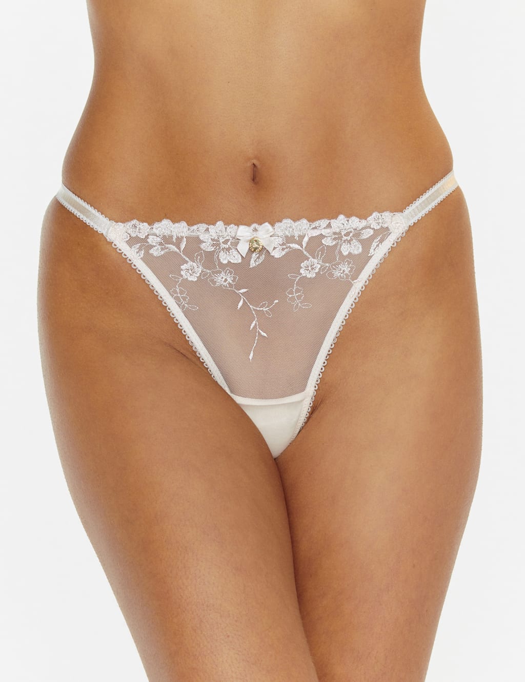 Annabella Floral Tanga Thong