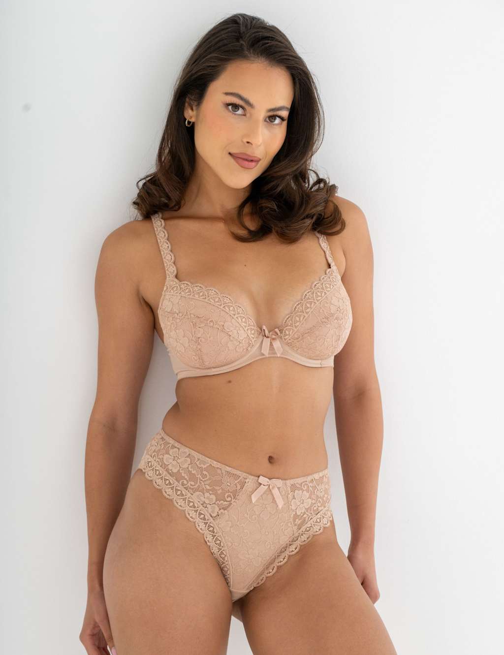 Pour Moi Rebel High Leg Knickers Natural