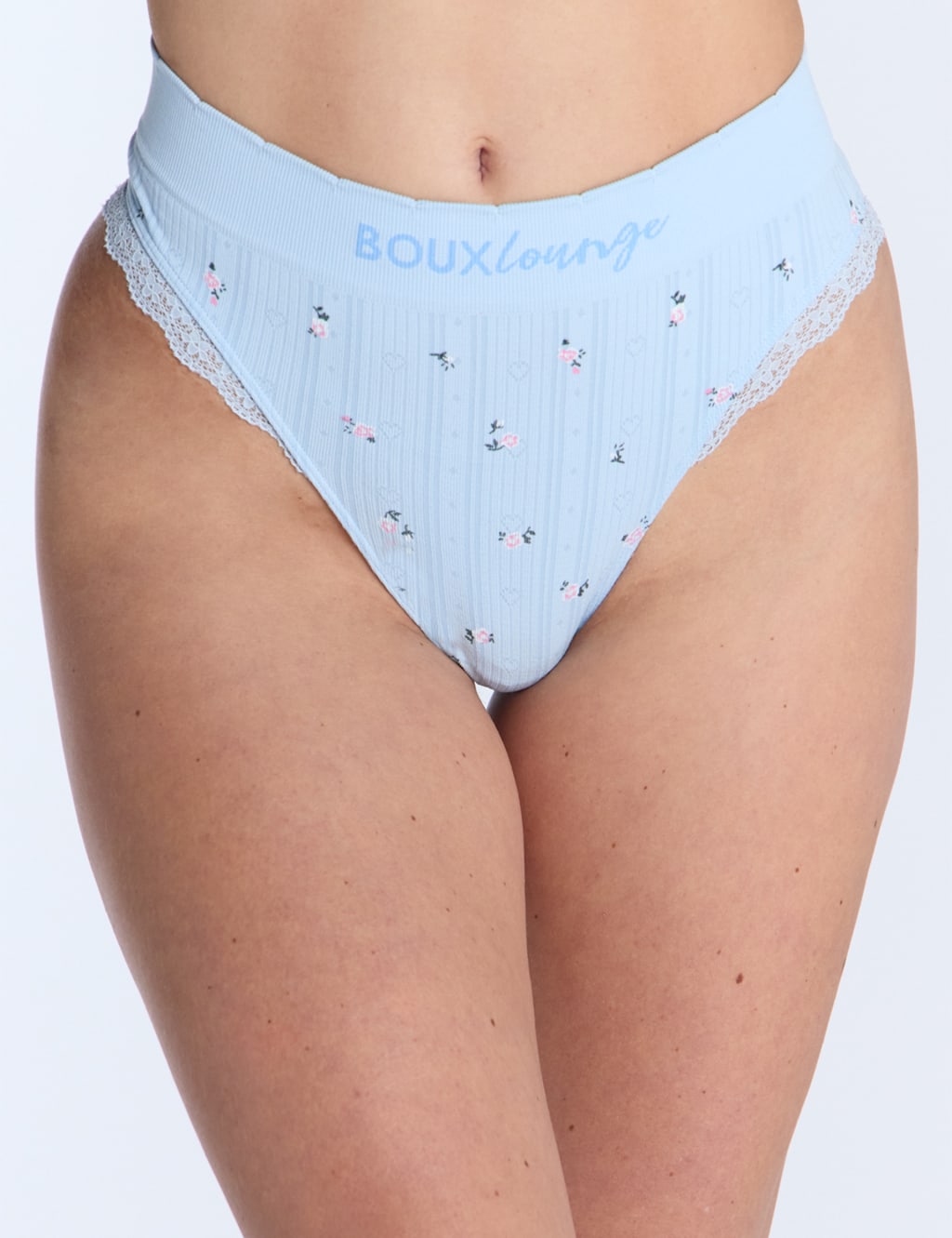 Floral Lace Thong