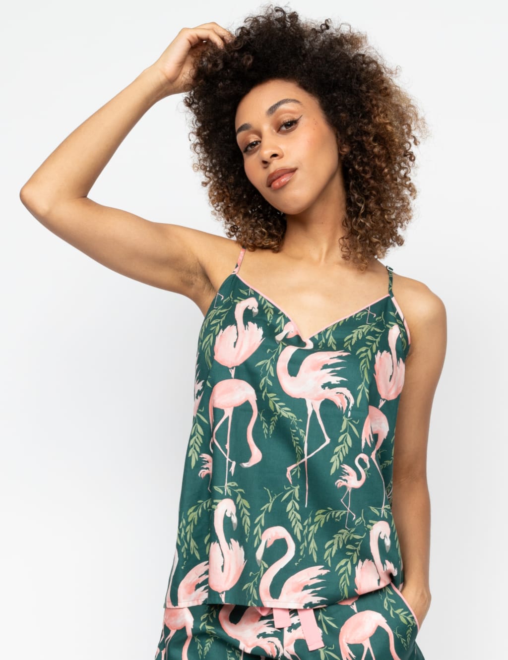 Cotton Modal Flamingo Cami Top
