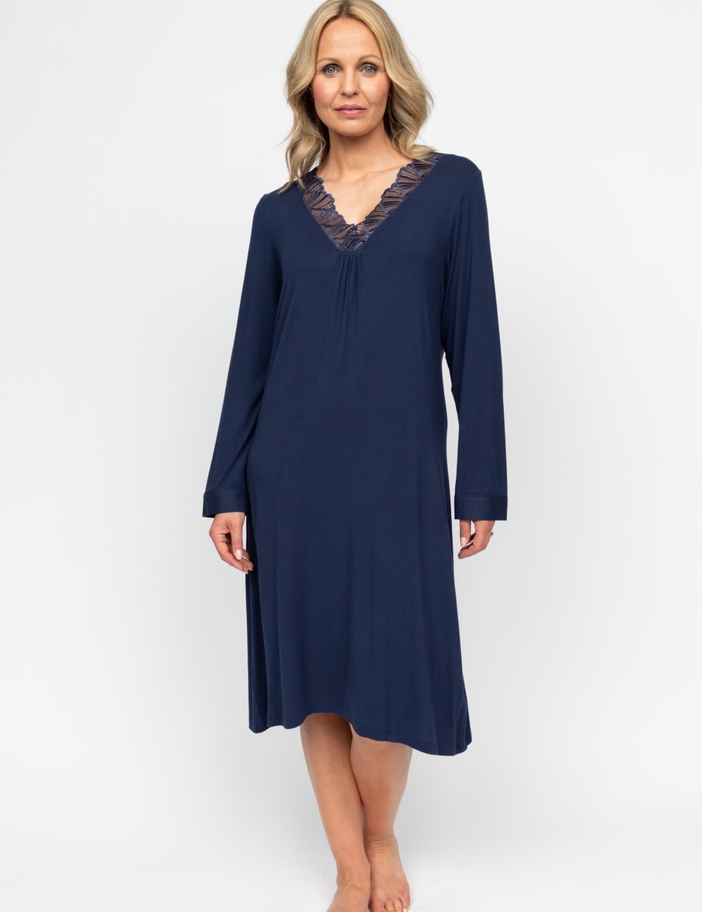 Modal Rich Long Sleeve Nightdress