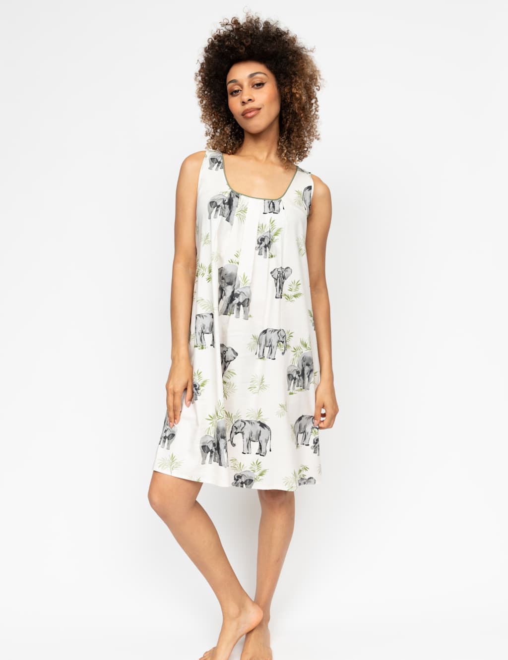 Cotton Modal Animal Print Nightdress