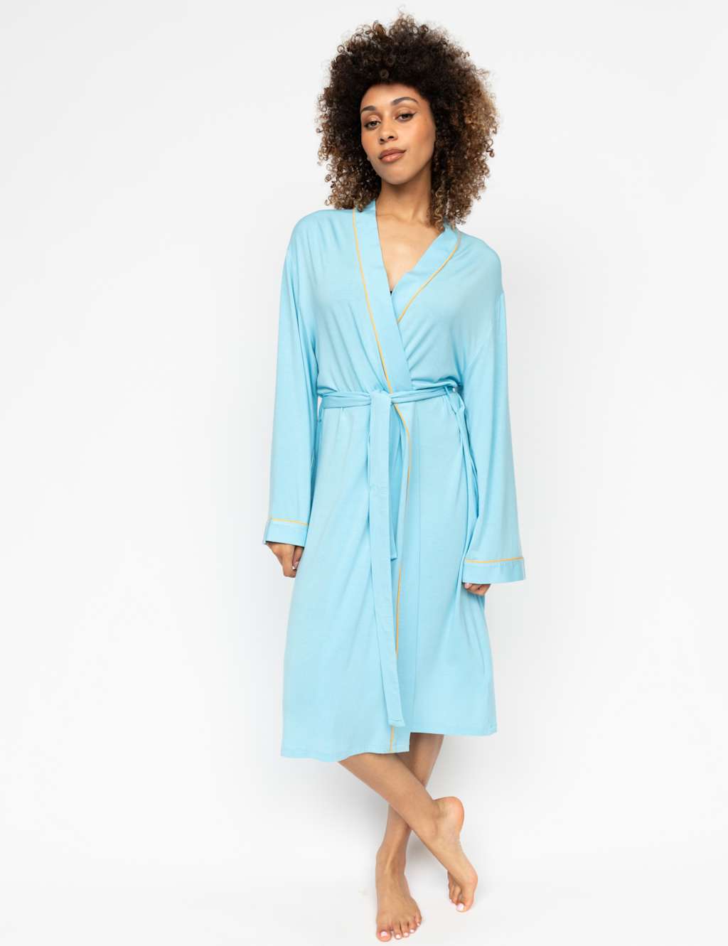 Modal Rich Jersey Belted Dressing Gown