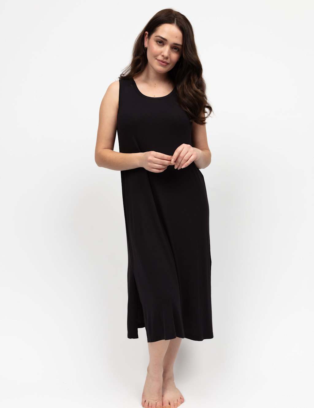 Cyberjammies Jersey Nightdress Black