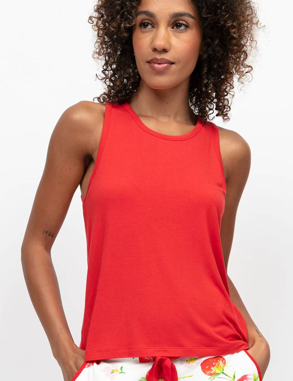 Cyberjammies Women's Jersey Vest - 10 - Red - Available at M&S