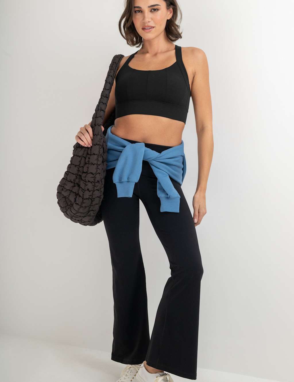 Pour Moi Women's The Buttery Soft Flared Leggings - 10 - Black - Available at M&S