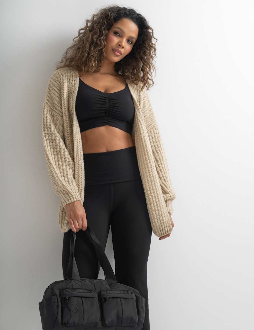 Pour Moi Women's Non Wired Sports Bra - 12 - Black - Available at M&S