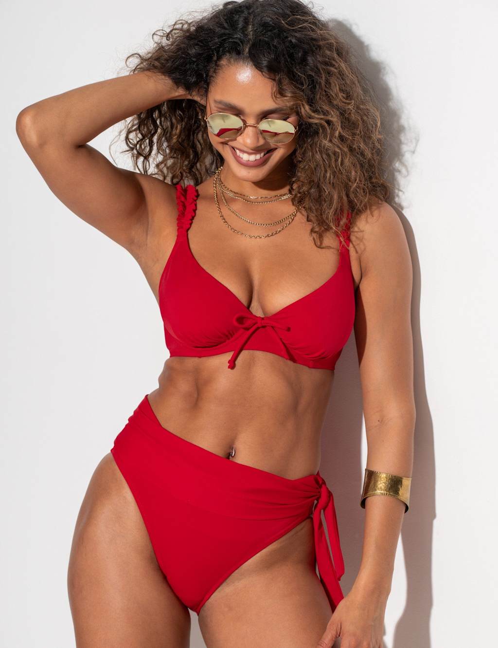 Pour Moi Women's Ocean Breeze Wired Plunge Bikini Top (D-J) - 40DD - Available at M&S