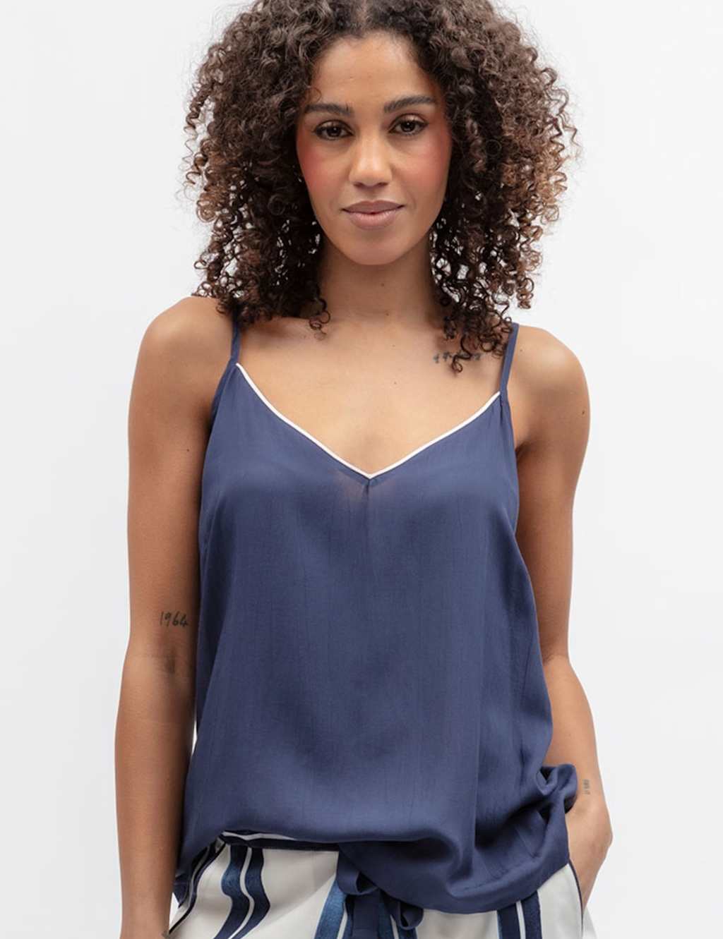 Cyberjammies Women's Modal Cami Top - 22 - Navy - Available at M&S