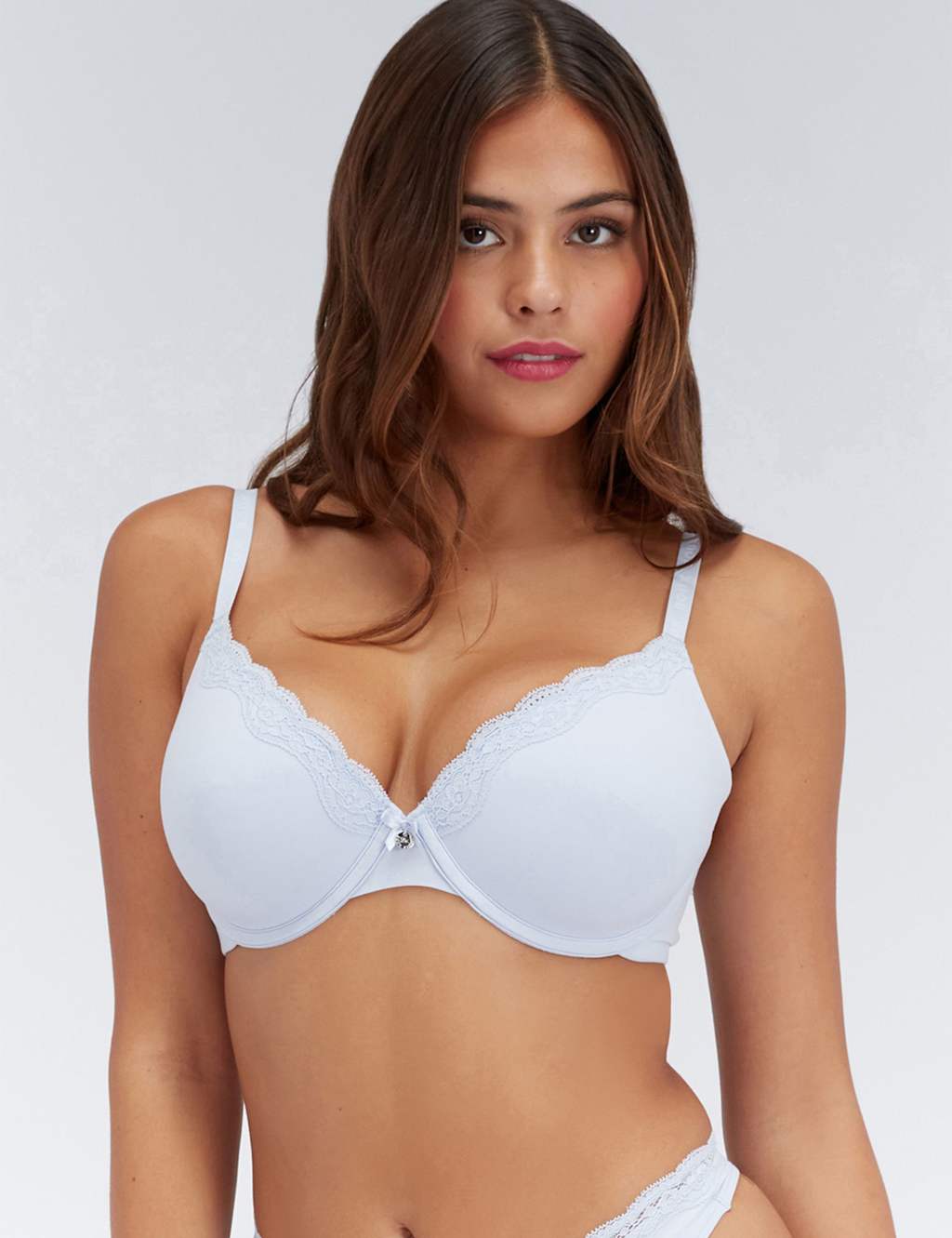 Boux Avenue Women's Softest Ever Wired Plunge Bra (B-G) - 34DD - Blue - Available at M&S