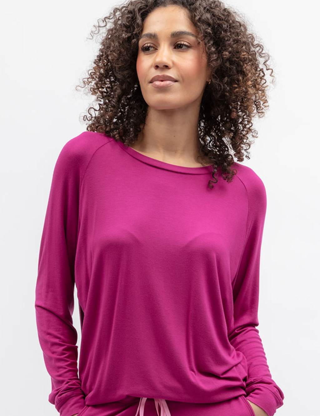 Cyberjammies Women's Modal RIch Pyjama Top - 20 - Magenta - Available at M&S