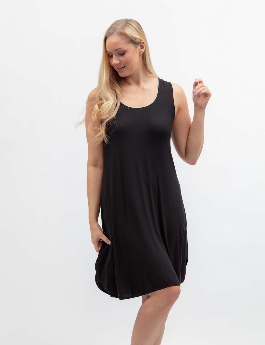 Cyberjammies Women's Modal Rich Nightdress - 12 - Black - Available at M&S
