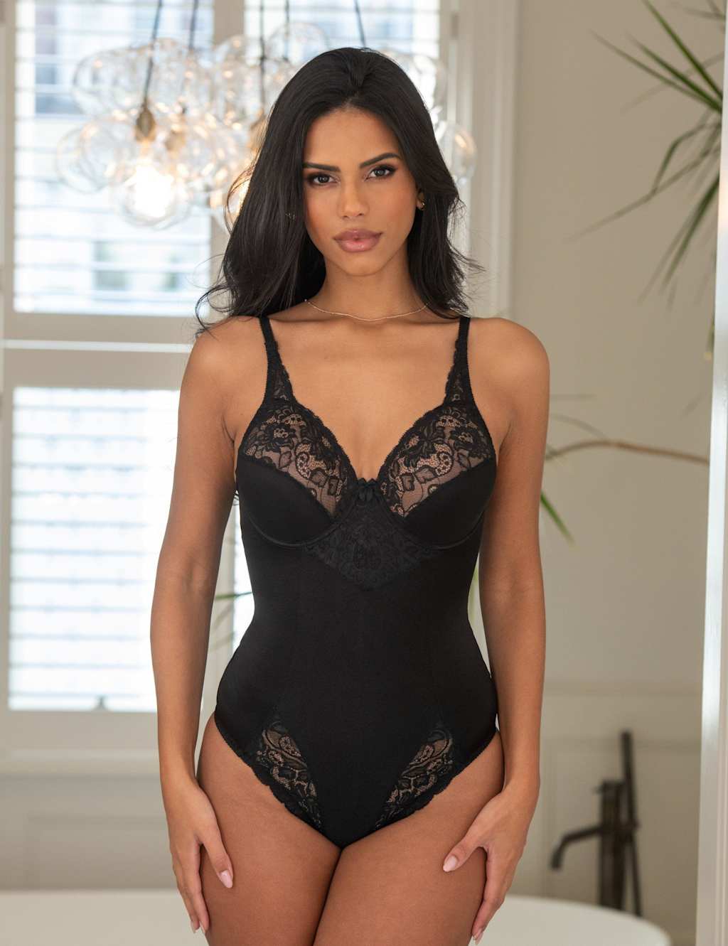 Pour Moi Women's Superfit Firm Control Wired Body (B-FF) - 36C - Black - Available at M&S