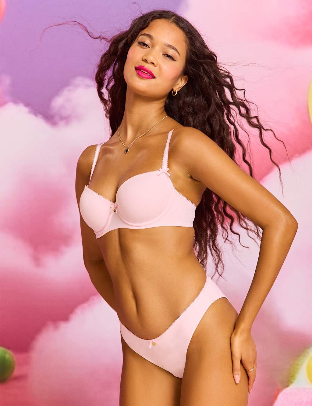 Boux Avenue Women's Emma Wired Balconette (A-E) - 38E - Pink - Available at M&S