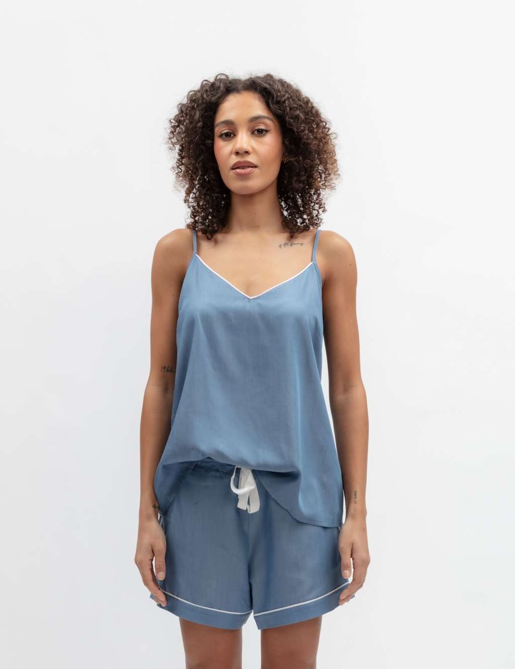 Cyberjammies Women's Pure Modal Shortie Set - 14 - Blue - Available at M&S