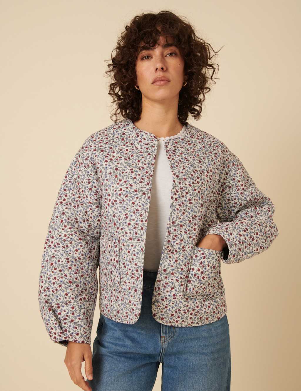 Pure Cotton Reversible Quilted Jacket