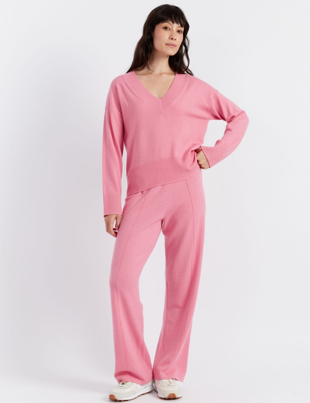 Wool Rich Relaxed Jumper with Cashmere