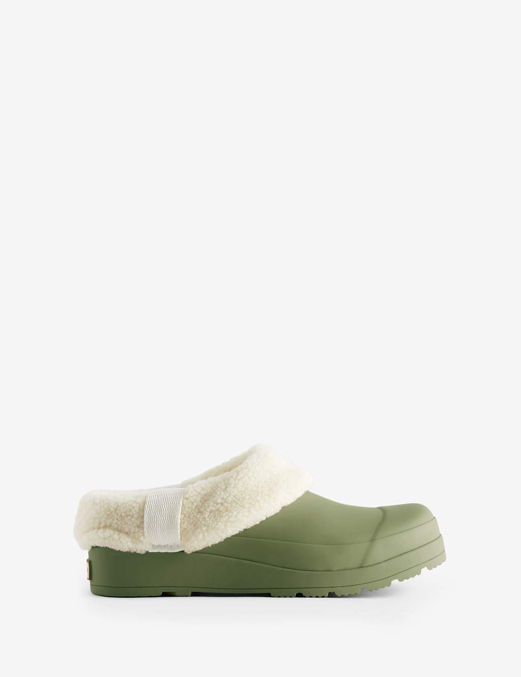 Hunter Play Insulated Slip On Clogs Green