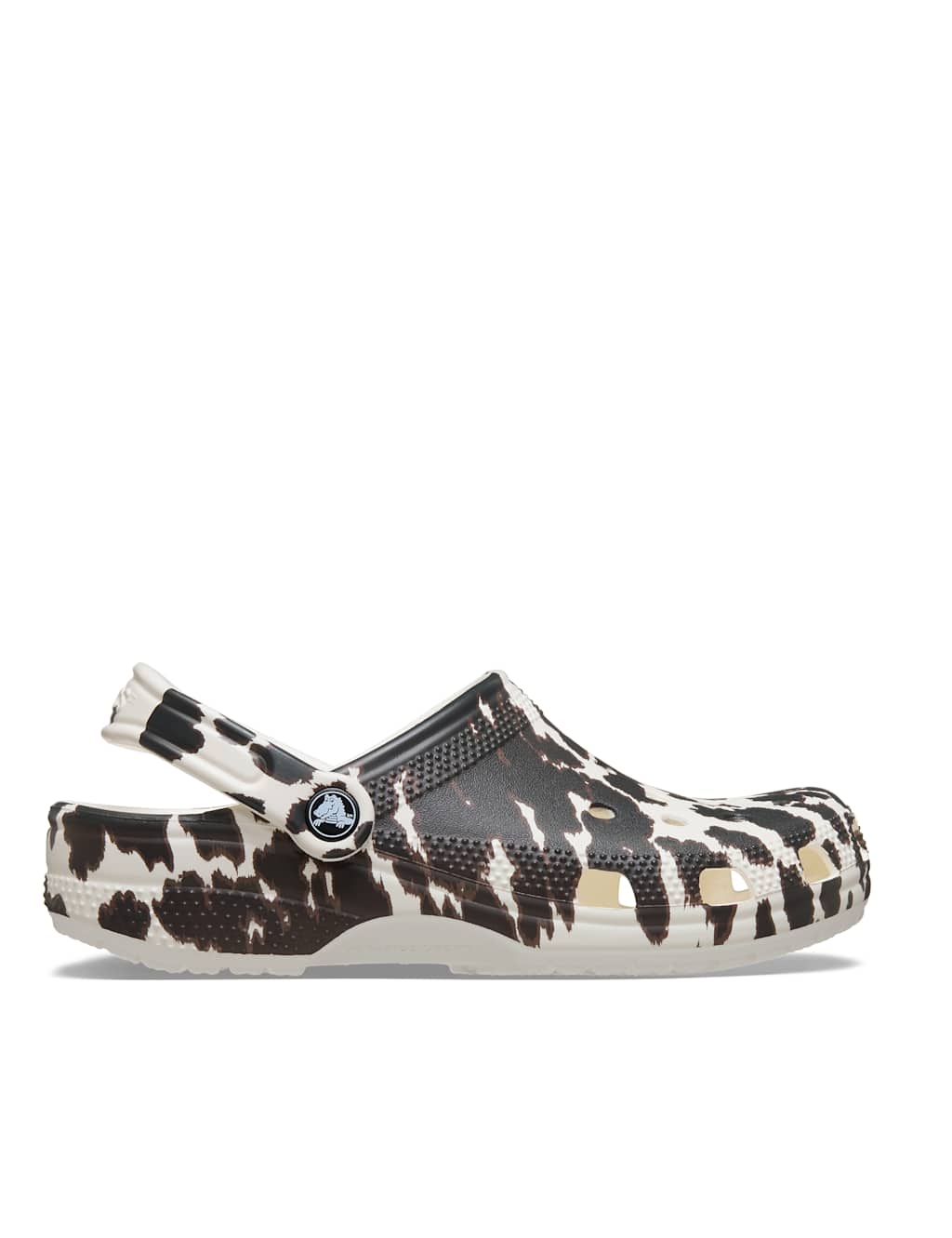 Crocs Women's Classic Pop Animal Print Flat Clogs - 8 - Neutral - Available at M&S