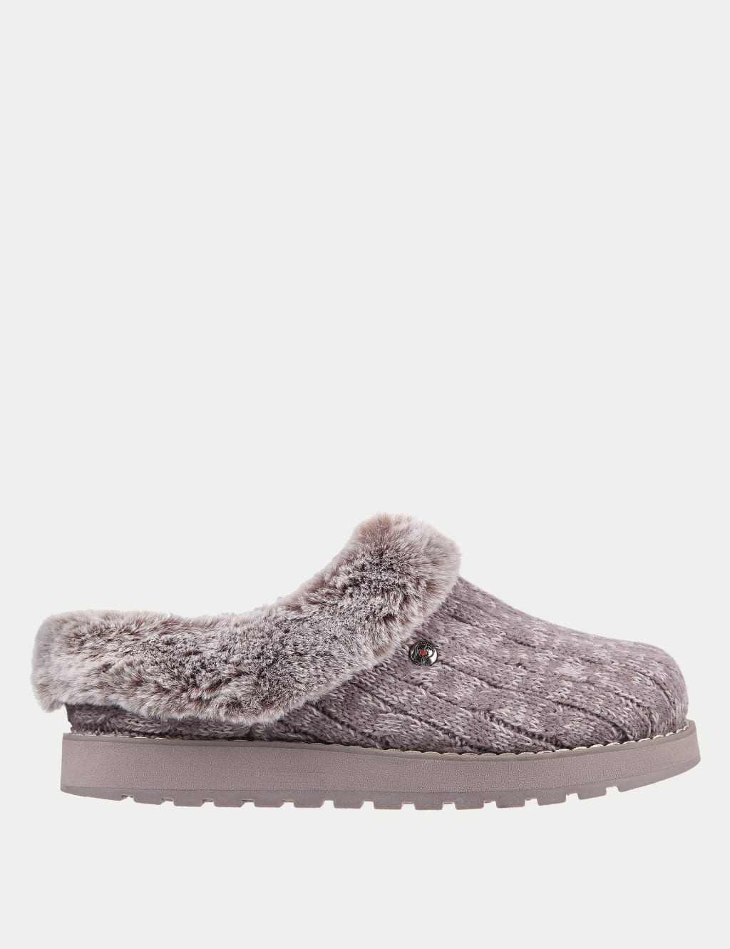 Bobs Keepsakes Ice Angel Wide Fit Mule Slippers
