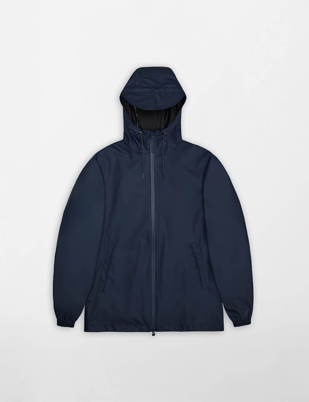 Rains Women's Storm Breaker Hooded Waterproof Coat - XL - Navy - Available at M&S
