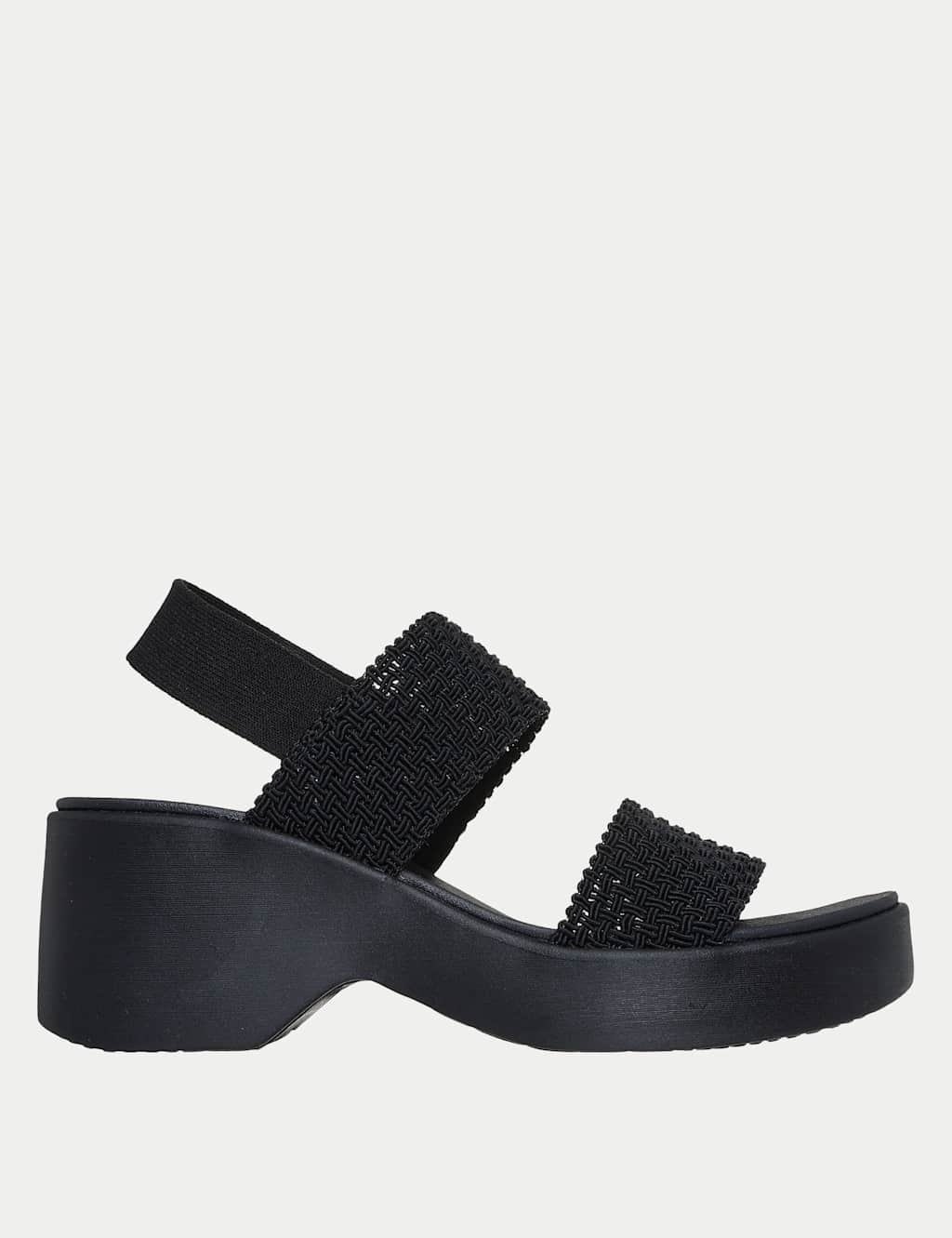 Skechers Women's Cali Day Ankle Strap Platform Sandals - 7 - Black - Available at M&S